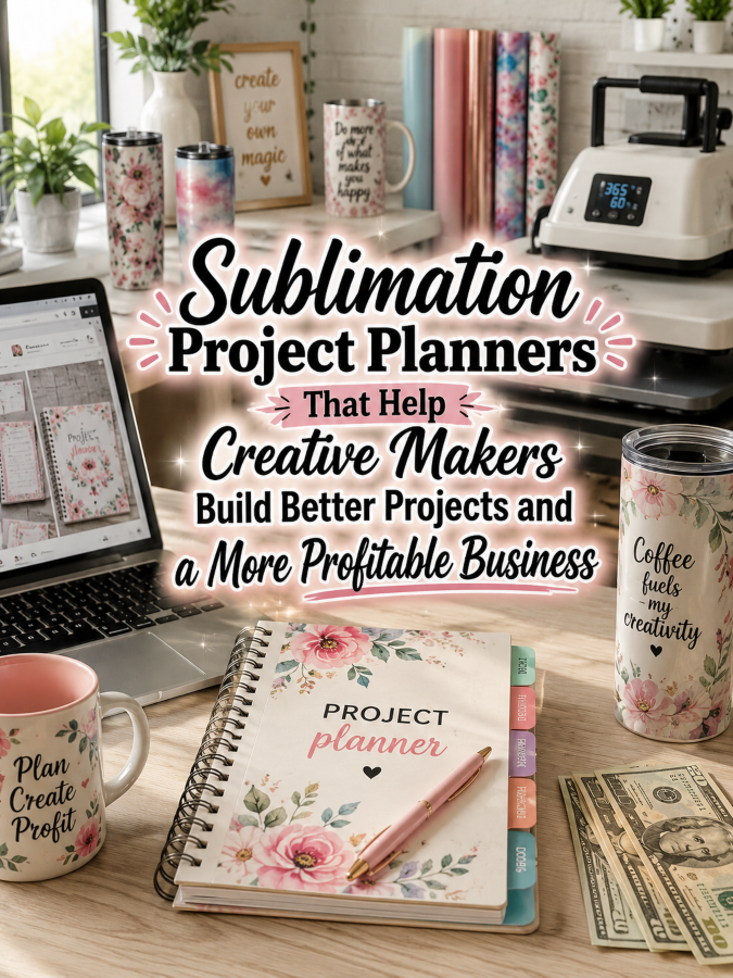 Sublimation Project Planners That Help Creative Makers Build Better Projects and a More Profitable Business