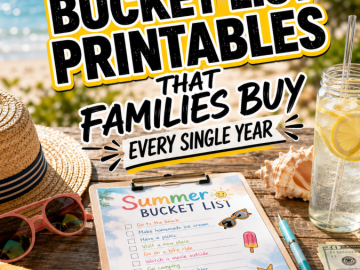 Summer Bucket List Printables That Families Buy Every Single Year