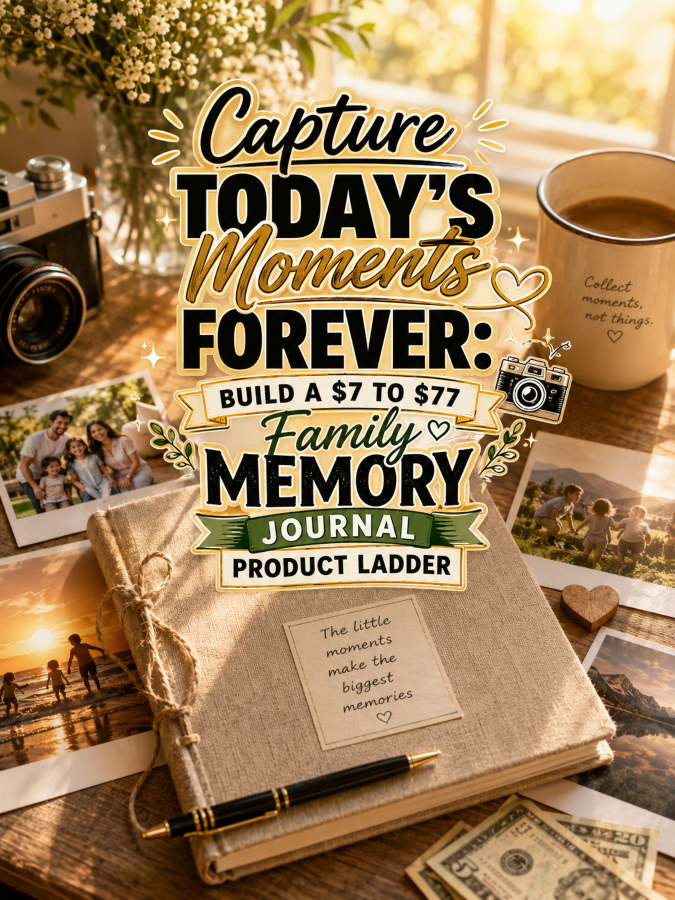 Capture Today’s Moments Forever: Build a to Family Memory Journal Product Ladder Capture Today’s Moments Forever: Build a to Family Memory Journal Product Ladder