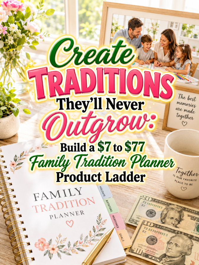 Create Traditions They’ll Never Outgrow: Build a to Family Tradition Planner Product Ladder Create Traditions They’ll Never Outgrow: Build a to Family Tradition Planner Product Ladder