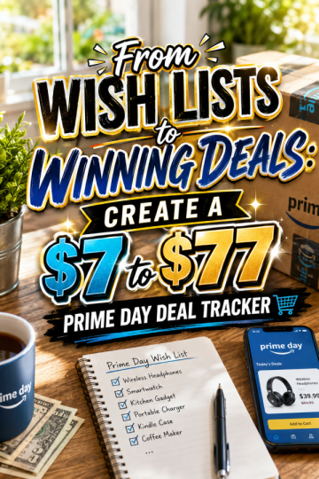 From Wish Lists to Winning Deals: Create a  to  Prime Day Deal Tracker