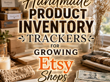 Handmade Product Inventory Trackers for Growing Etsy Shops