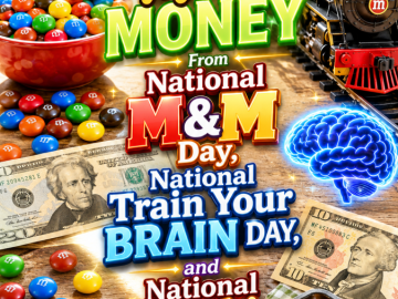 How to Make Money From National M&M Day, National Train Your Brain Day, and National Yorkshire Pudding Day