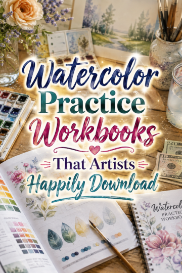 Watercolor Practice Workbooks That Artists Happily Download