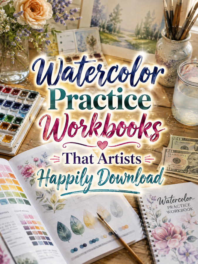 Watercolor Practice Workbooks That Artists Happily Download