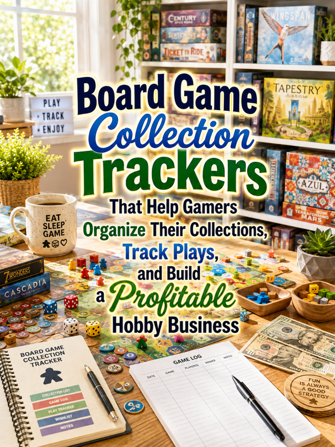 Board Game Collection Trackers That Help Gamers Organize Their Collections, Track Plays, and Build a Profitable Hobby Business Board Game Collection Trackers That Help Gamers Organize Their Collections, Track Plays, and Build a Profitable Hobby Business