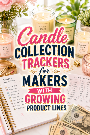 Candle Collection Trackers for Makers With Growing Product Lines