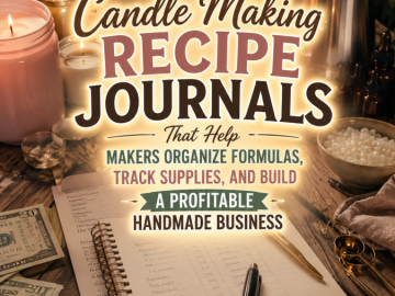 Candle Making Recipe Journals That Help Makers Organize Formulas, Track Supplies, and Build a Profitable Handmade Business