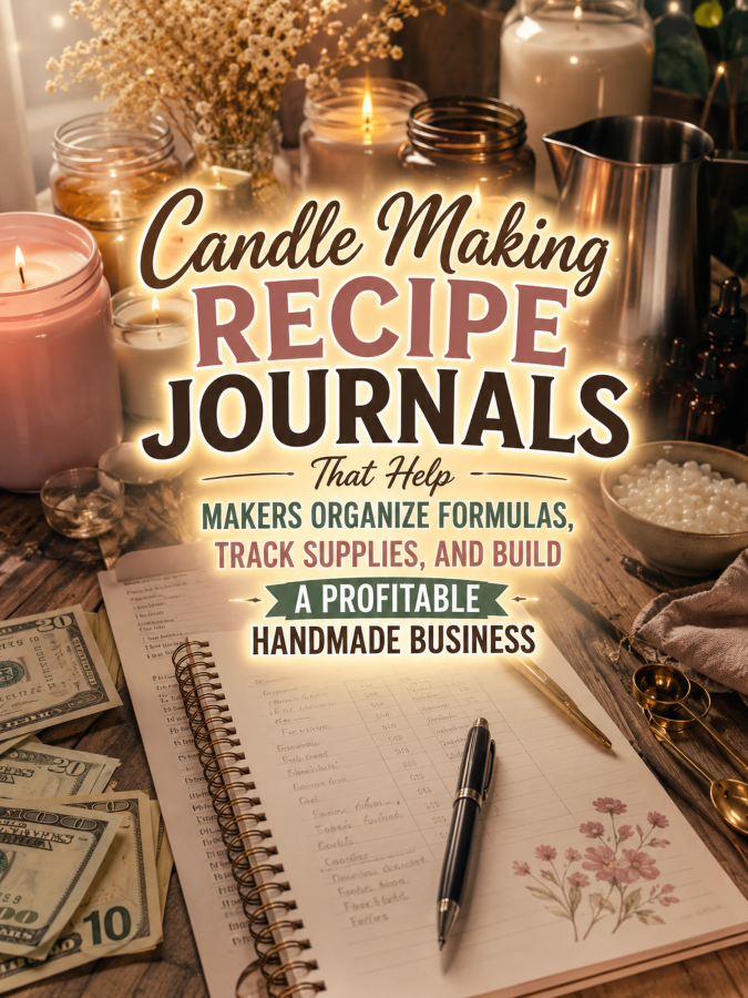 Candle Making Recipe Journals That Help Makers Organize Formulas, Track Supplies, and Build a Profitable Handmade Business Candle Making Recipe Journals That Help Makers Organize Formulas, Track Supplies, and Build a Profitable Handmade Business