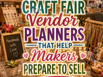 Craft Fair Vendor Planners That Help Makers Prepare to Sell