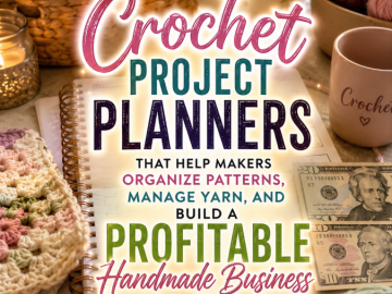 Crochet Project Planners That Help Makers Organize Patterns, Manage Yarn, and Build a Profitable Handmade Business
