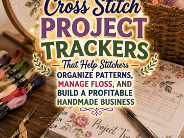 Cross Stitch Project Trackers That Help Stitchers Organize Patterns, Manage Floss, and Build a Profitable Handmade Business