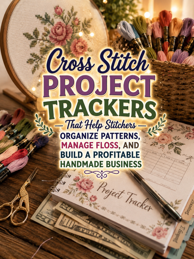 Cross Stitch Project Trackers That Help Stitchers Organize Patterns, Manage Floss, and Build a Profitable Handmade Business Cross Stitch Project Trackers That Help Stitchers Organize Patterns, Manage Floss, and Build a Profitable Handmade Business