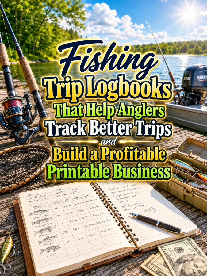 Fishing Trip Logbooks That Help Anglers Track Better Trips and Build a Profitable Printable Business Fishing Trip Logbooks That Help Anglers Track Better Trips and Build a Profitable Printable Business