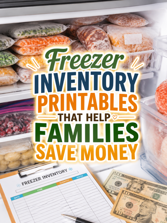 Freezer Inventory Printables That Help Families Save Money Freezer Inventory Printables That Help Families Save Money