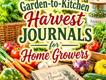 Garden-to-Kitchen Harvest Journals for Home Growers