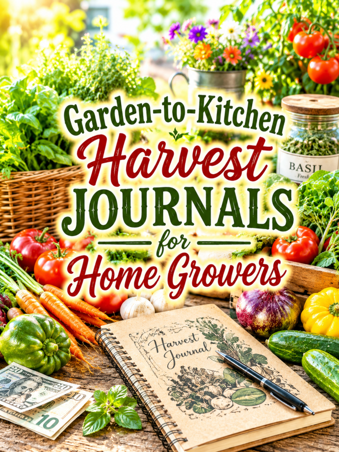 Garden-to-Kitchen Harvest Journals for Home Growers Garden-to-Kitchen Harvest Journals for Home Growers