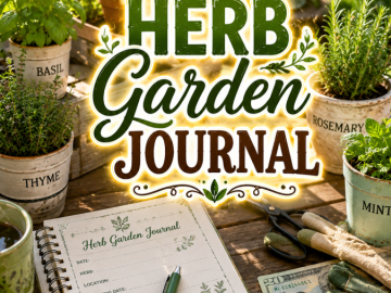 Herb Garden Journals That Help Gardeners Grow Smarter and Build a Profitable Printable Business