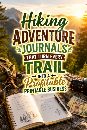Hiking Adventure Journals That Turn Every Trail Into a Profitable Printable Business