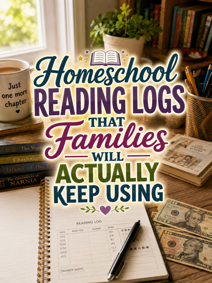 Homeschool Reading Logs That Families Will Actually Keep Using
