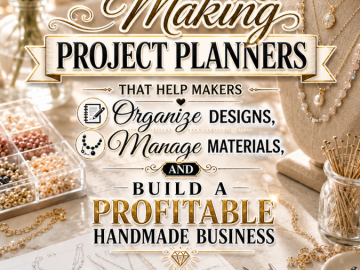 Jewelry Making Project Planners That Help Makers Organize Designs, Manage Materials, and Build a Profitable Handmade Business