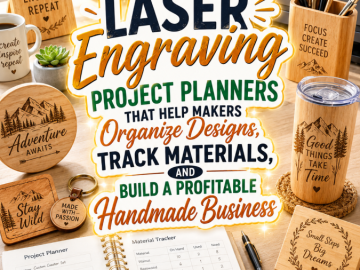 Laser Engraving Project Planners That Help Makers Organize Designs, Track Materials, and Build a Profitable Handmade Business Laser Engraving Project Planners That Help Makers Organize Designs, Track Materials, and Build a Profitable Handmade Business