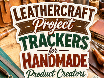 Leathercraft Project Trackers for Handmade Product Creators