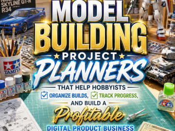Model Building Project Planners That Help Hobbyists Organize Builds, Track Progress, and Build a Profitable Digital Product Business