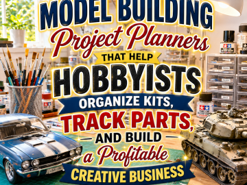 Model Building Project Planners That Help Hobbyists Organize Kits, Track Parts, and Build a Profitable Creative Business Model Building Project Planners That Help Hobbyists Organize Kits, Track Parts, and Build a Profitable Creative Business
