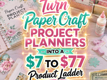 How To Turn Paper Craft Project Planners Into A To Product Ladder How To Turn Paper Craft Project Planners Into A To Product Ladder