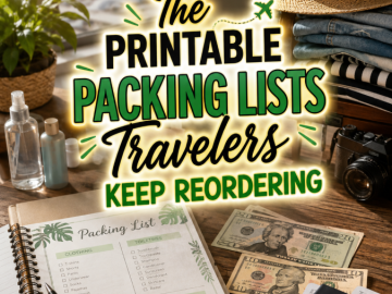 The Printable Packing Lists Travelers Keep Reordering