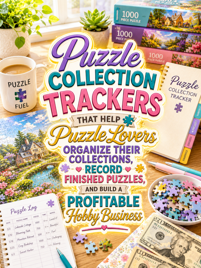 Puzzle Collection Trackers That Help Puzzle Lovers Organize Their Collections, Record Finished Puzzles, and Build a Profitable Hobby Business Puzzle Collection Trackers That Help Puzzle Lovers Organize Their Collections, Record Finished Puzzles, and Build a Profitable Hobby Business