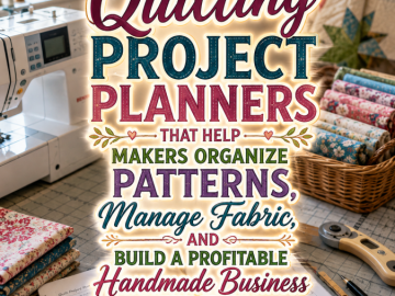 Quilting Project Planners That Help Makers Organize Patterns, Manage Fabric, and Build a Profitable Handmade Business