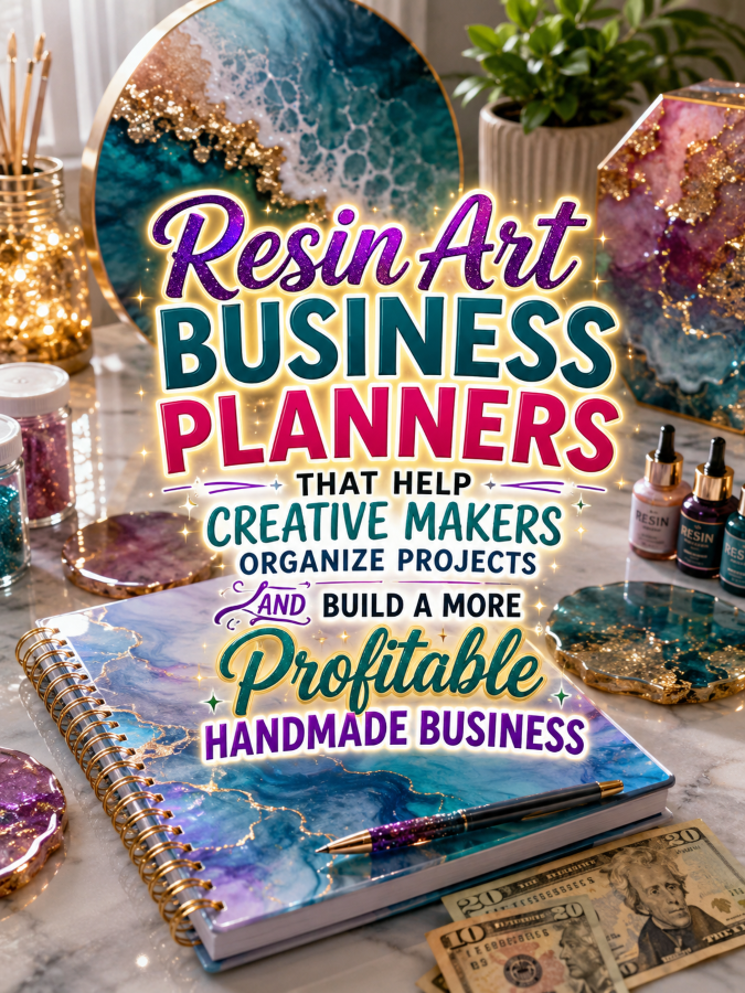 Resin Art Business Planners That Help Creative Makers Organize Projects and Build a More Profitable Handmade Business Resin Art Business Planners That Help Creative Makers Organize Projects and Build a More Profitable Handmade Business