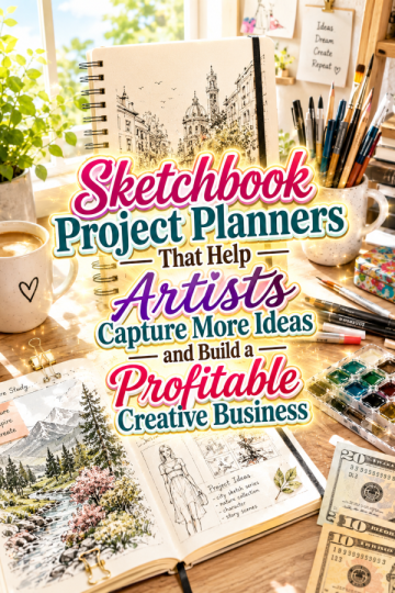 Sketchbook Project Planners That Help Artists Capture More Ideas and Build a Profitable Creative Business