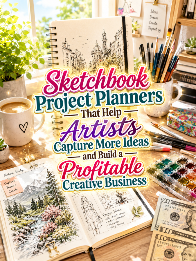Sketchbook Project Planners That Help Artists Capture More Ideas and Build a Profitable Creative Business Sketchbook Project Planners That Help Artists Capture More Ideas and Build a Profitable Creative Business