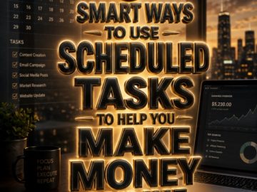 5 Smart Ways To Use Scheduled Tasks To Help You Make Money Online