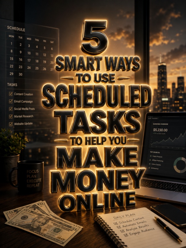 5 Smart Ways To Use Scheduled Tasks To Help You Make Money Online