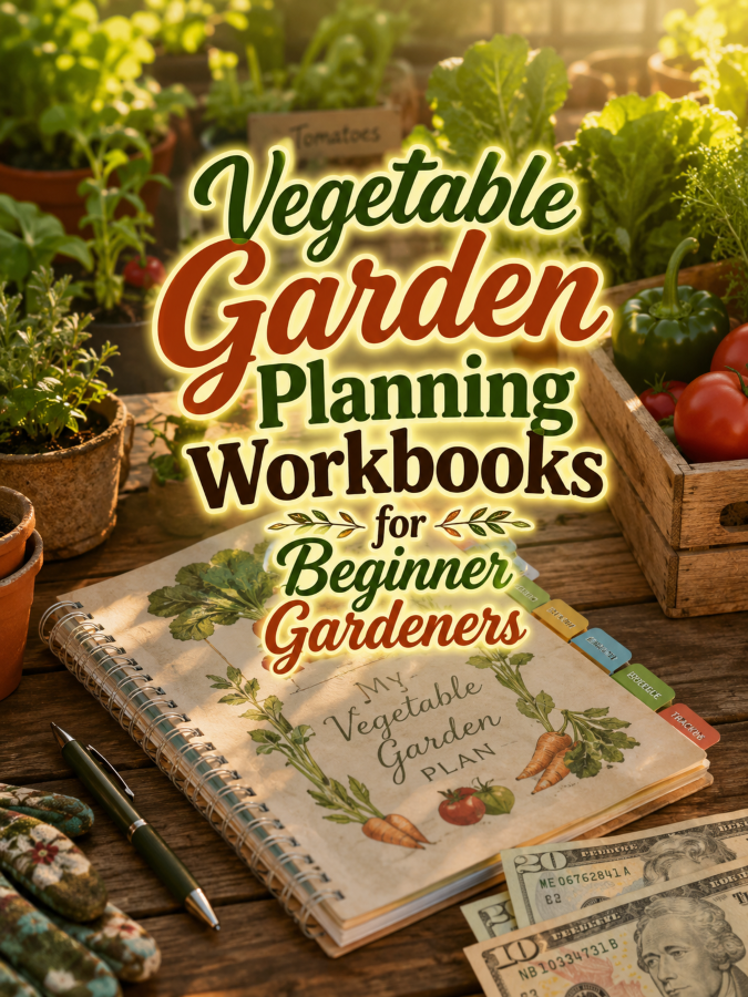 Vegetable Garden Planning Workbooks for Beginner Gardeners Vegetable Garden Planning Workbooks for Beginner Gardeners