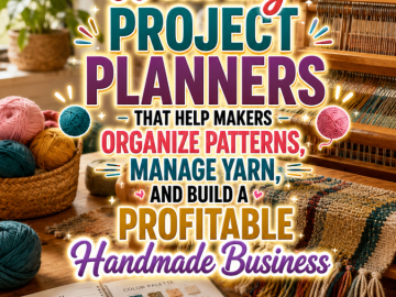 Weaving Project Planners That Help Makers Organize Patterns, Manage Yarn, and Build a Profitable Handmade Business
