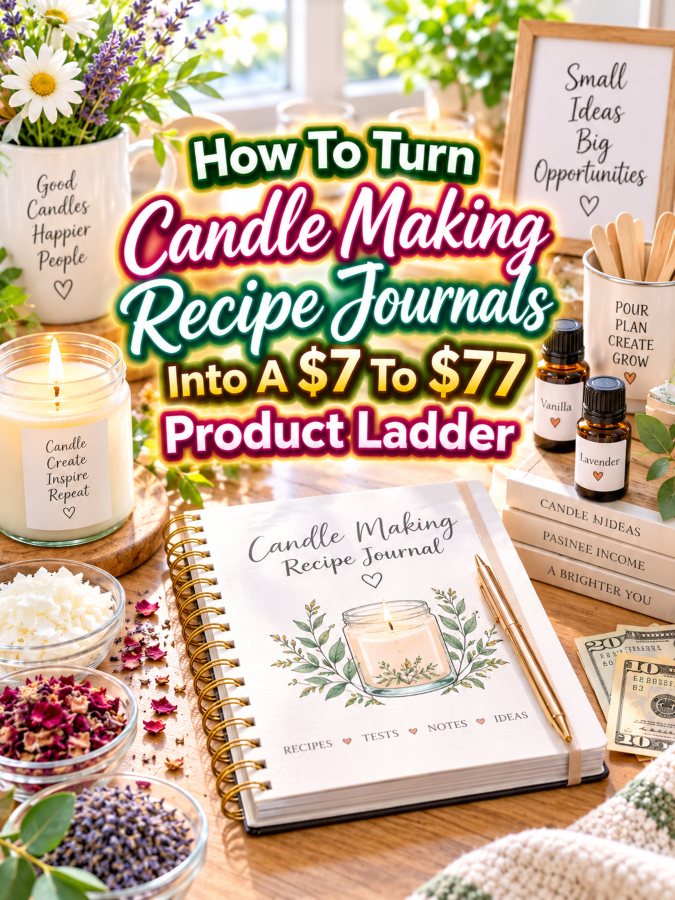 How To Turn Candle Making Recipe Journals Into A To Product Ladder How To Turn Candle Making Recipe Journals Into A To Product Ladder