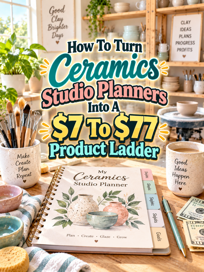 How To Turn Ceramics Studio Planners Into A To Product Ladder How To Turn Ceramics Studio Planners Into A To Product Ladder