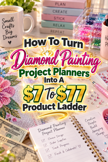 How To Turn Diamond Painting Project Planners Into A  To  Product Ladder