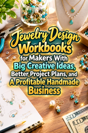 Jewelry Design Workbooks for Makers With Big Creative Ideas, Better Project Plans, and A Profitable Handmade Business