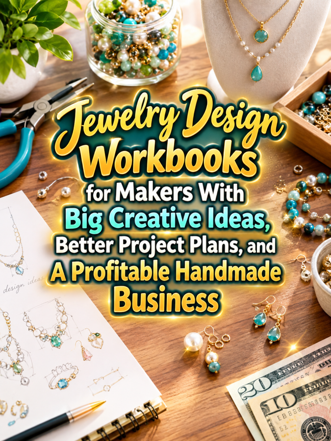 Jewelry Design Workbooks for Makers With Big Creative Ideas, Better Project Plans, and A Profitable Handmade Business Jewelry Design Workbooks for Makers With Big Creative Ideas, Better Project Plans, and A Profitable Handmade Business