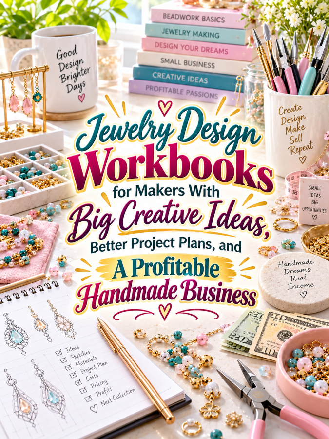 Jewelry Design Workbooks for Makers With Big Creative Ideas, Better Project Plans, and A Profitable Handmade Business Jewelry Design Workbooks for Makers With Big Creative Ideas, Better Project Plans, and A Profitable Handmade Business