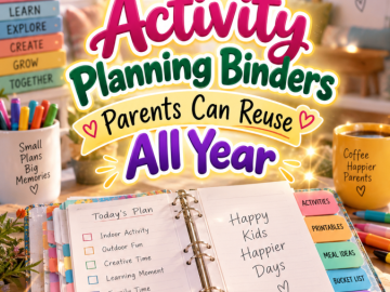 Kids’ Activity Planning Binders Parents Can Reuse All Year Kids’ Activity Planning Binders Parents Can Reuse All Year
