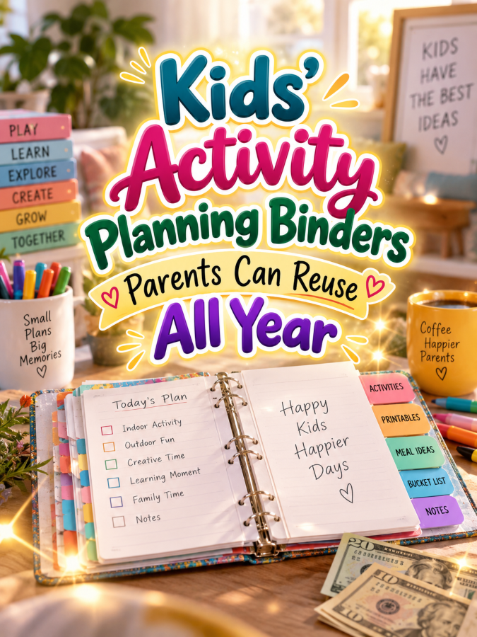 Kids’ Activity Planning Binders Parents Can Reuse All Year Kids’ Activity Planning Binders Parents Can Reuse All Year