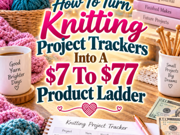 How To Turn Knitting Project Trackers Into A  To  Product Ladder