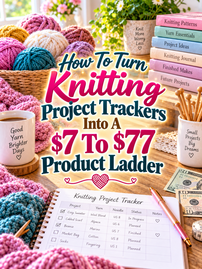How To Turn Knitting Project Trackers Into A  To  Product Ladder